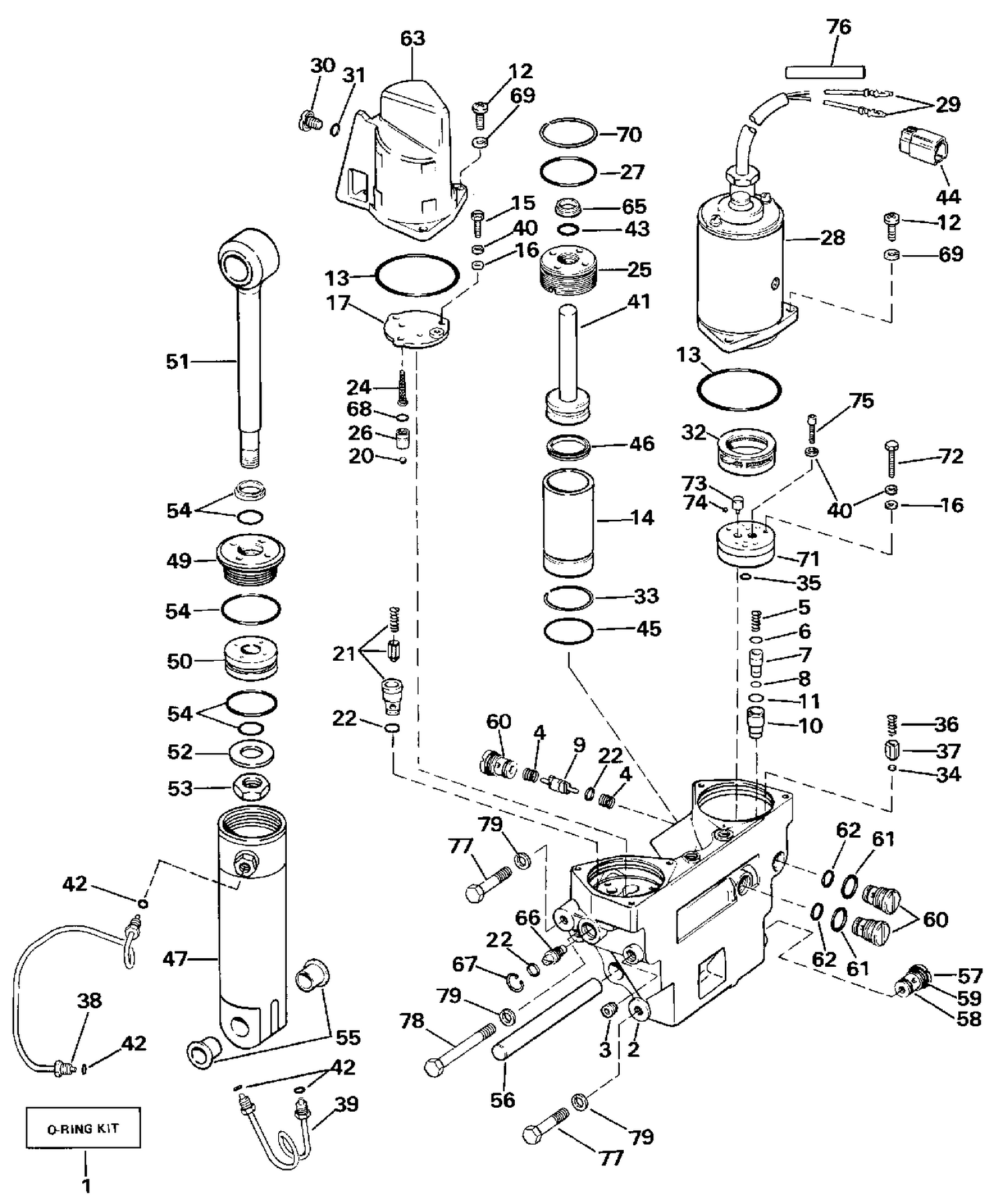 POWER TRIM/TILT HYDRAULIC ASSEMBLY