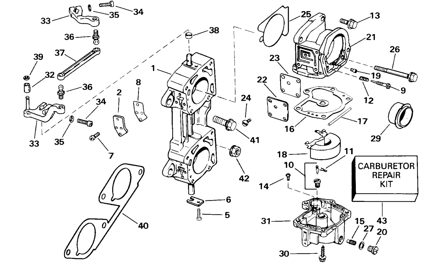 CARBURETOR & LINKAGE