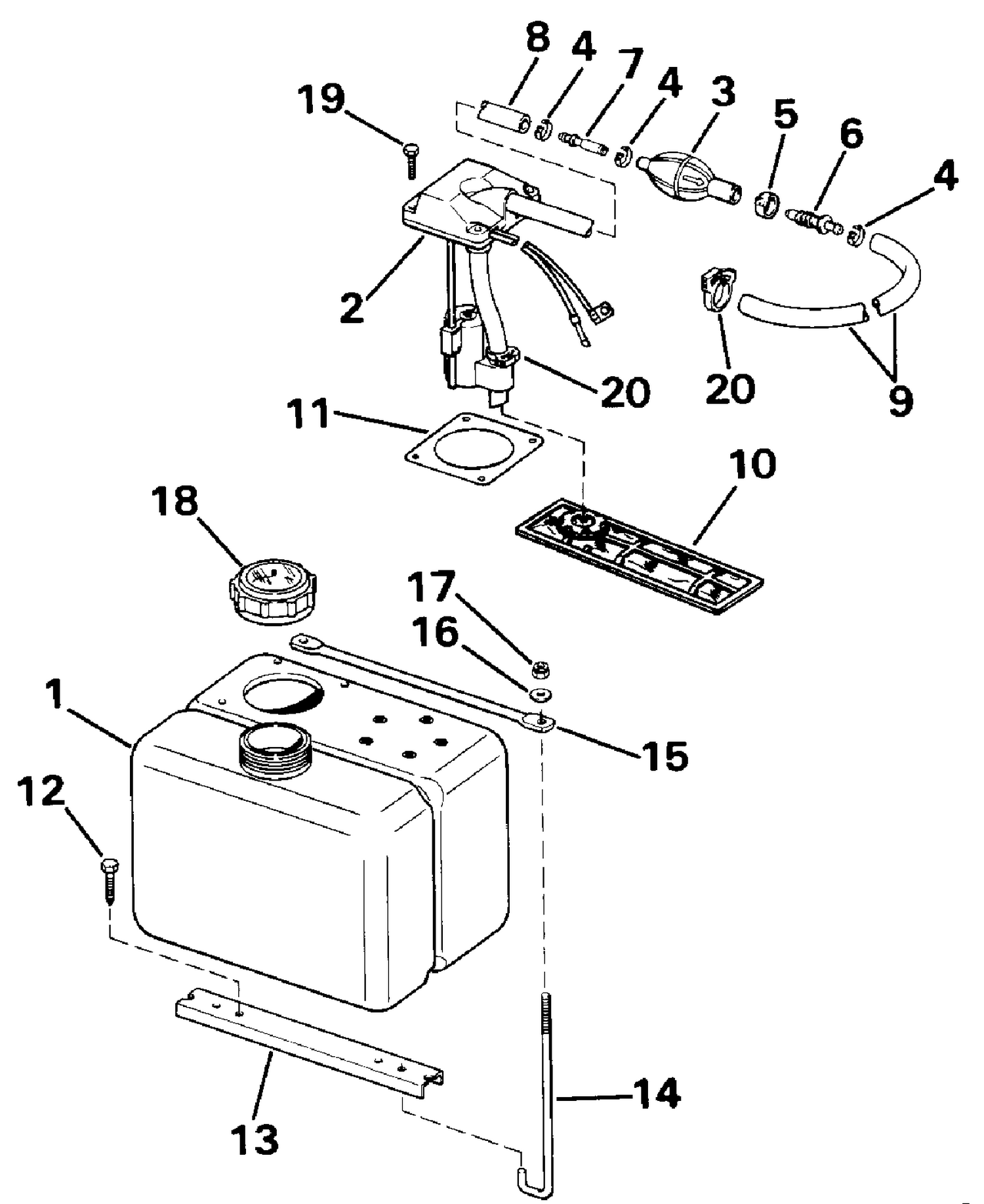 VRO OIL TANK KIT-1.8 GALLON