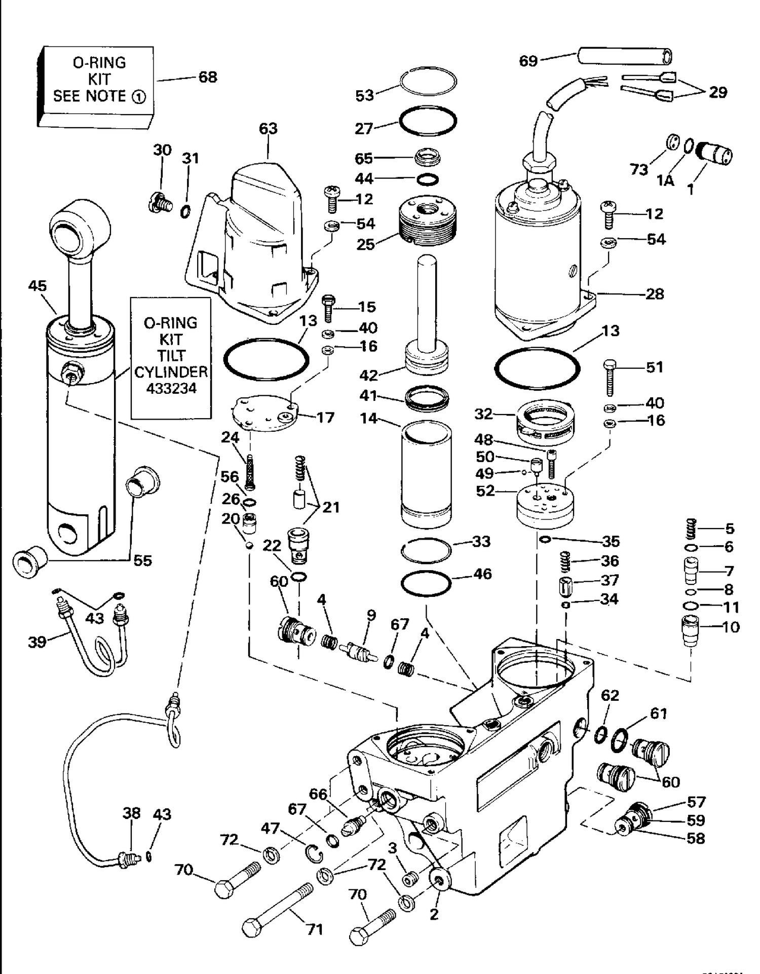 POWER TRIM/TILT HYDRAULIC ASSEMBLY