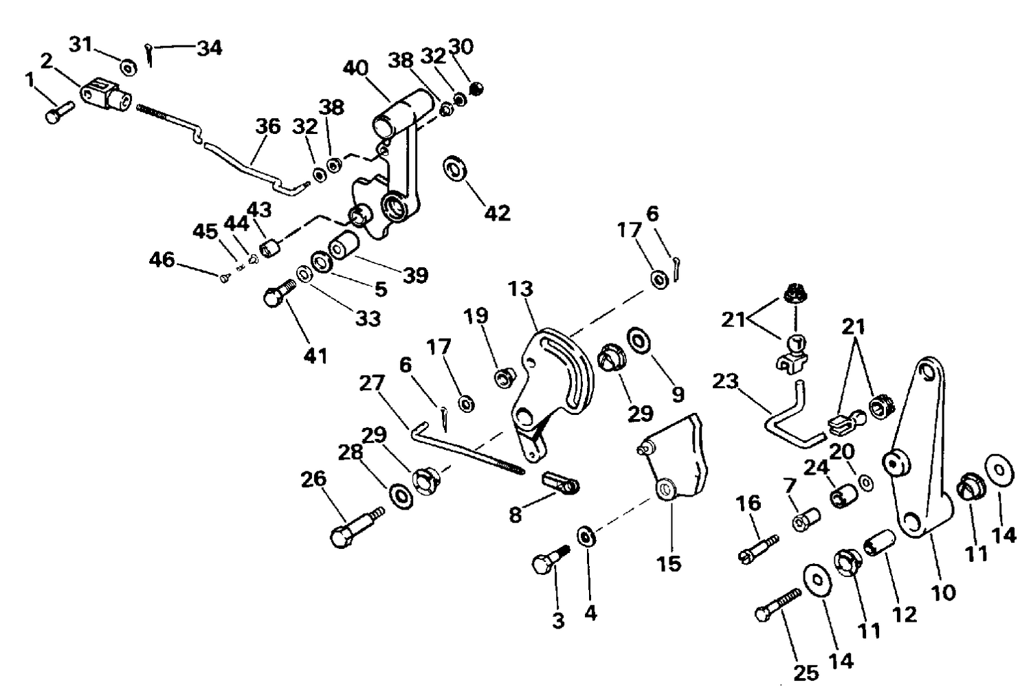 SHIFT & THROTTLE LINKAGE