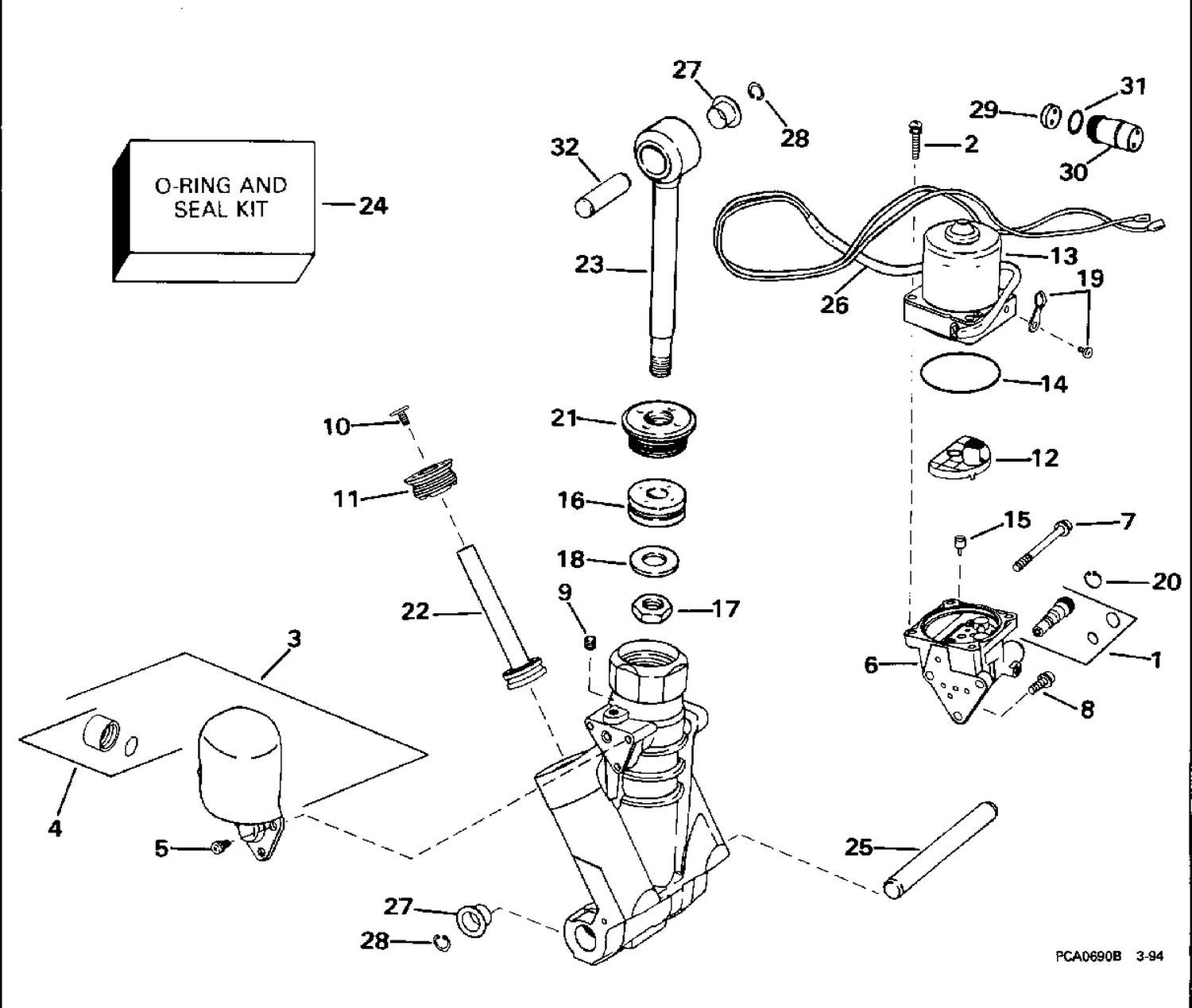 POWER TRIM/TILT HYDRAULIC ASSEMBLY