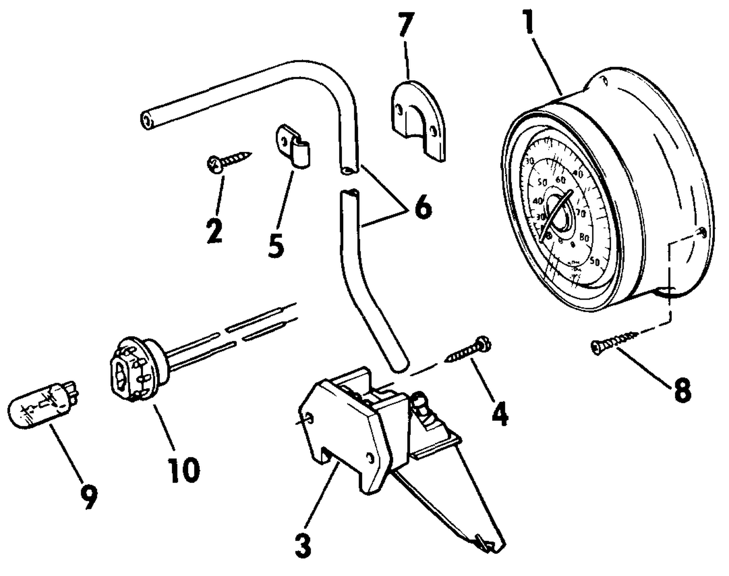 SPEEDOMETER KIT - SURFACE MOUNT