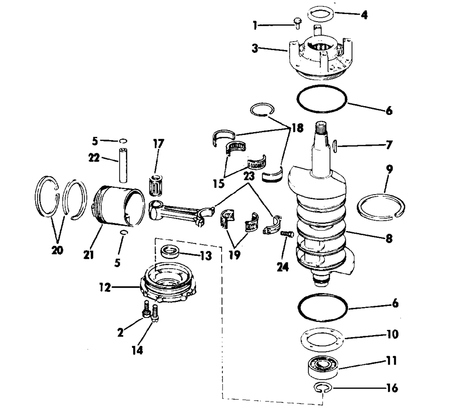 CRANKSHAFT & PISTON