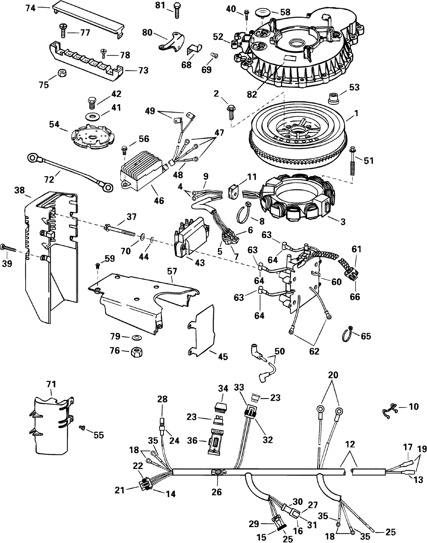 IGNITION SYSTEM - 105WE MODELS