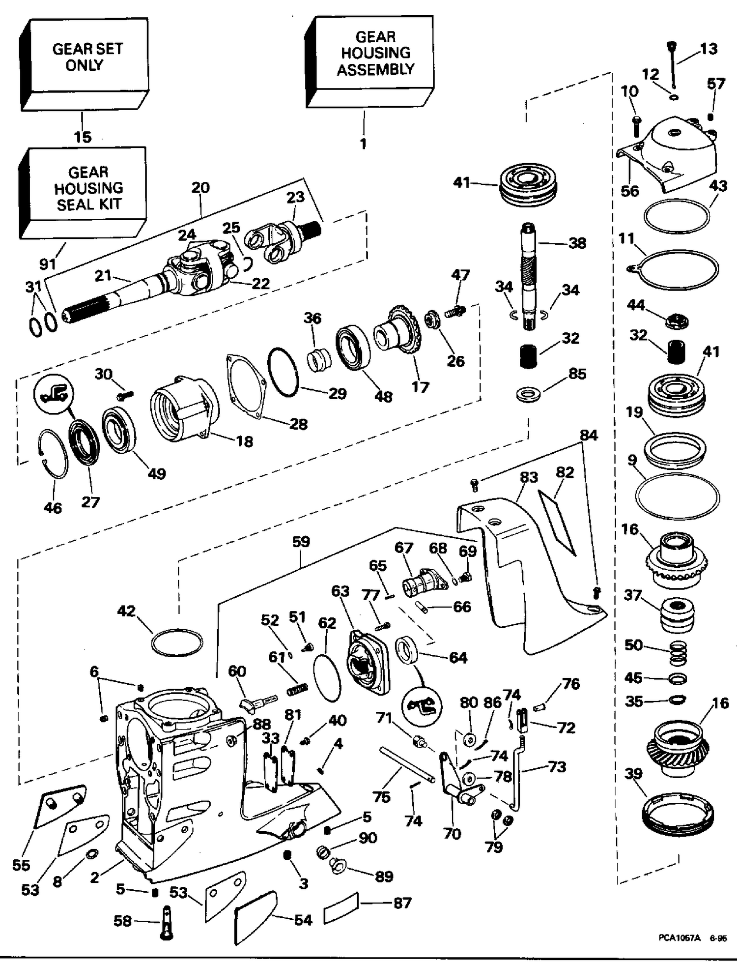 UPPER GEAR HOUSING