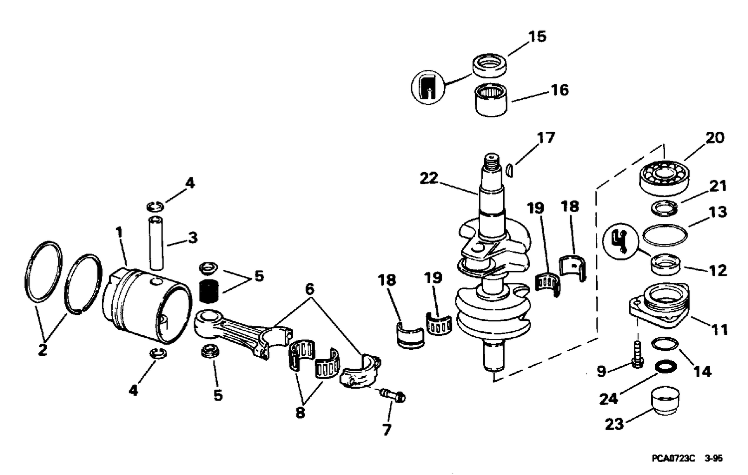 CRANKSHAFT & PISTON