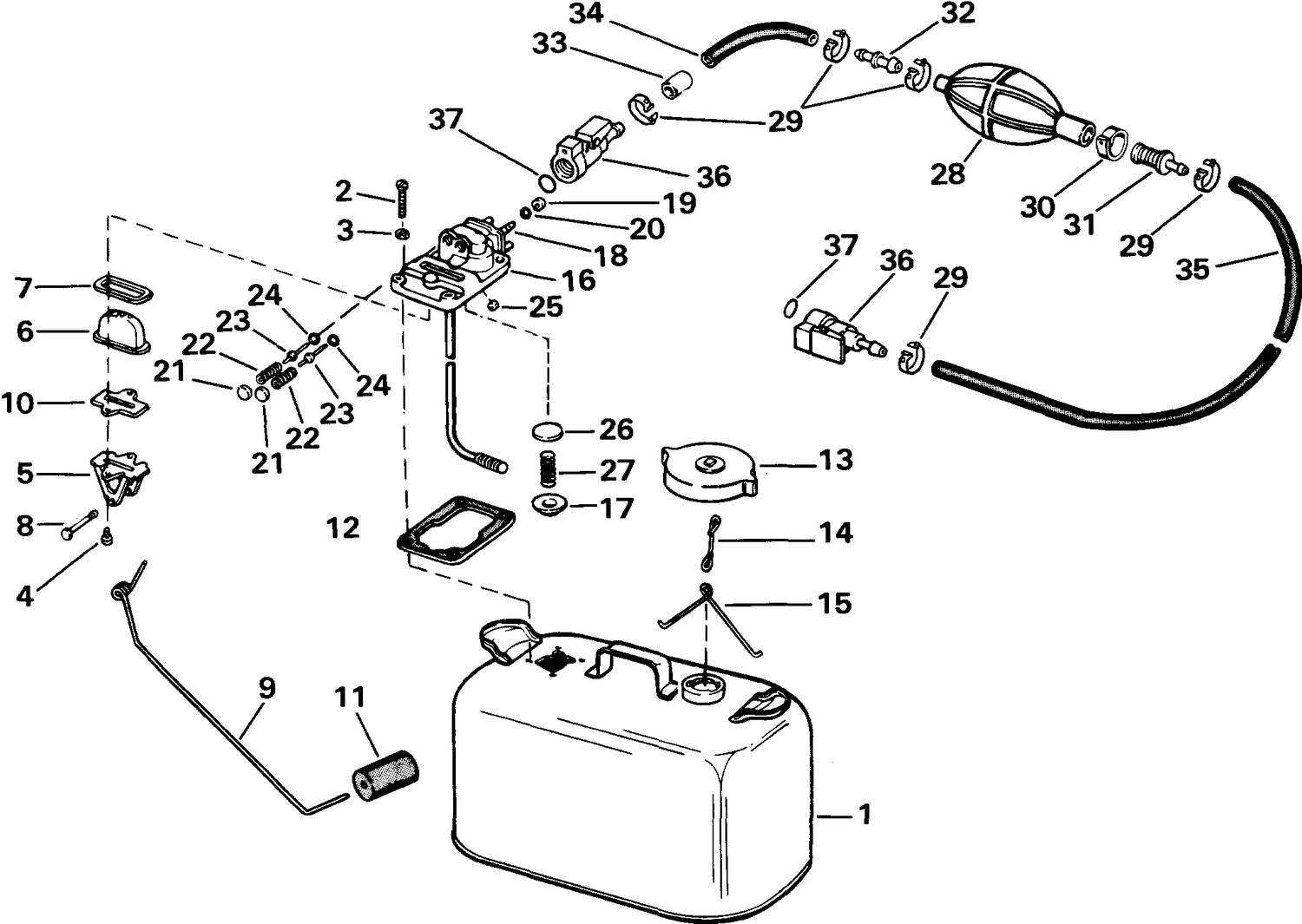 FUEL TANK WITH GAUGE