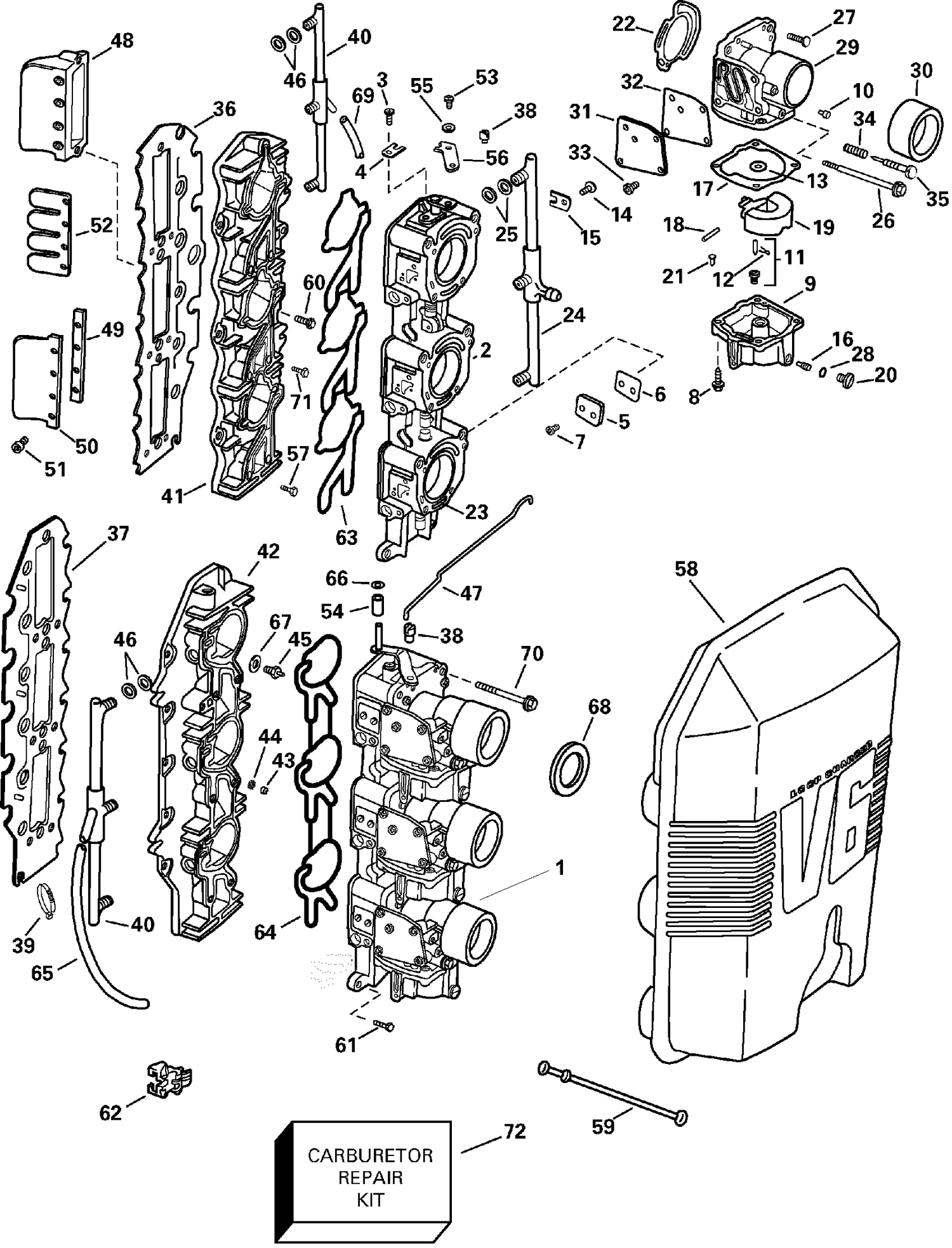 CARBURETOR & INTAKE MANIFOLD