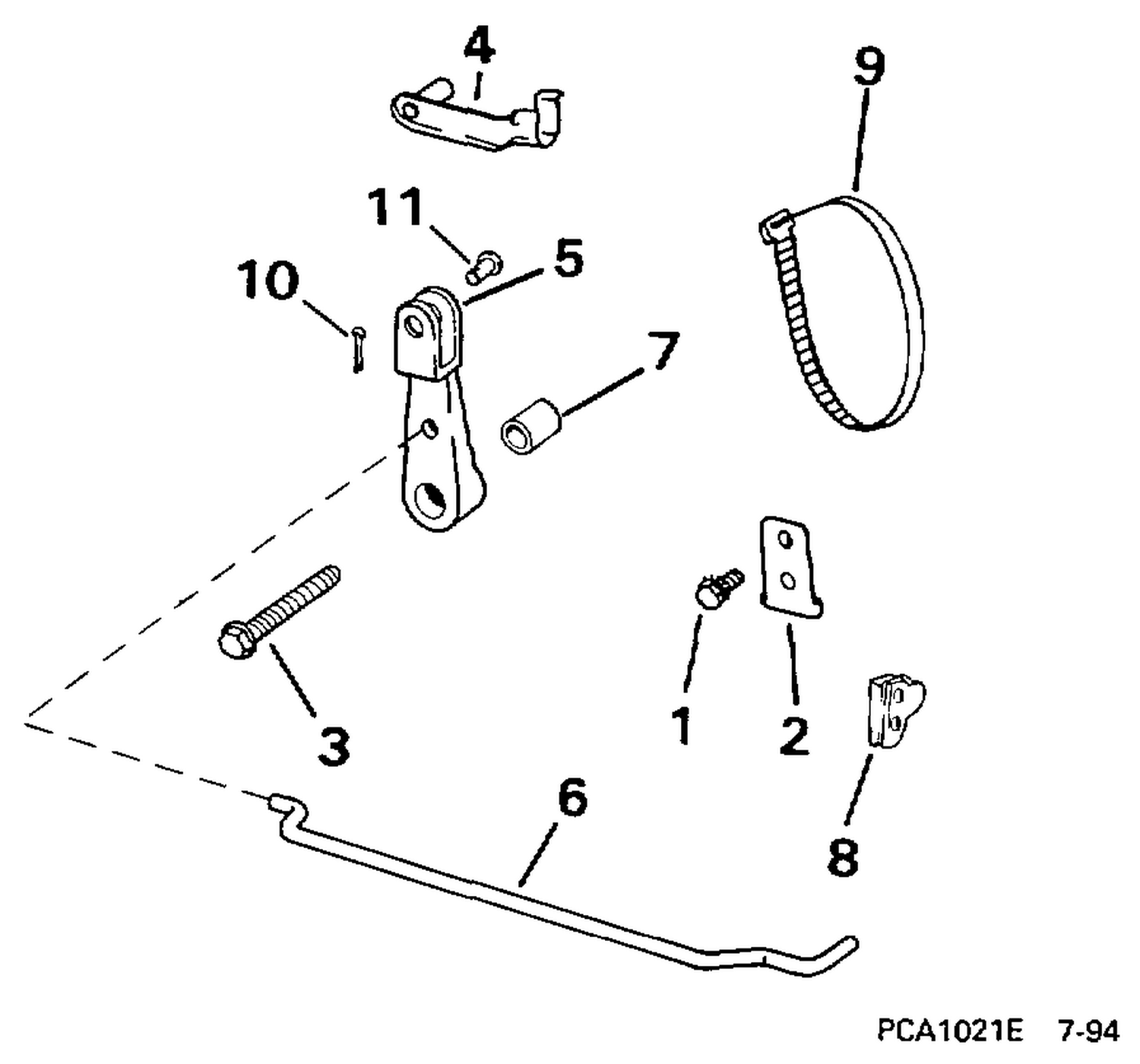 REMOTE CONTROL ADAPTER KIT - 9.9, 15 (2-CYCLE)