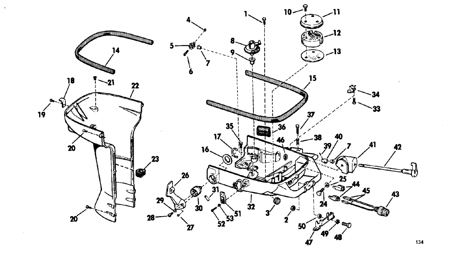 LOWER MOTOR COVER GROUP MANUAL START