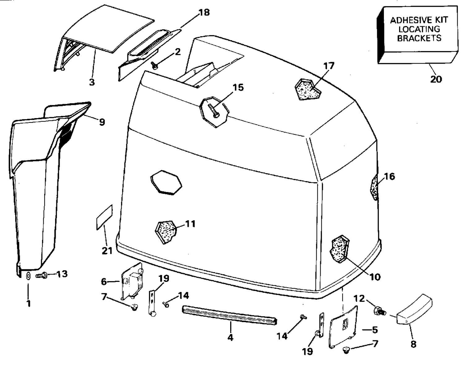 ENGINE COVER - EVINRUDE