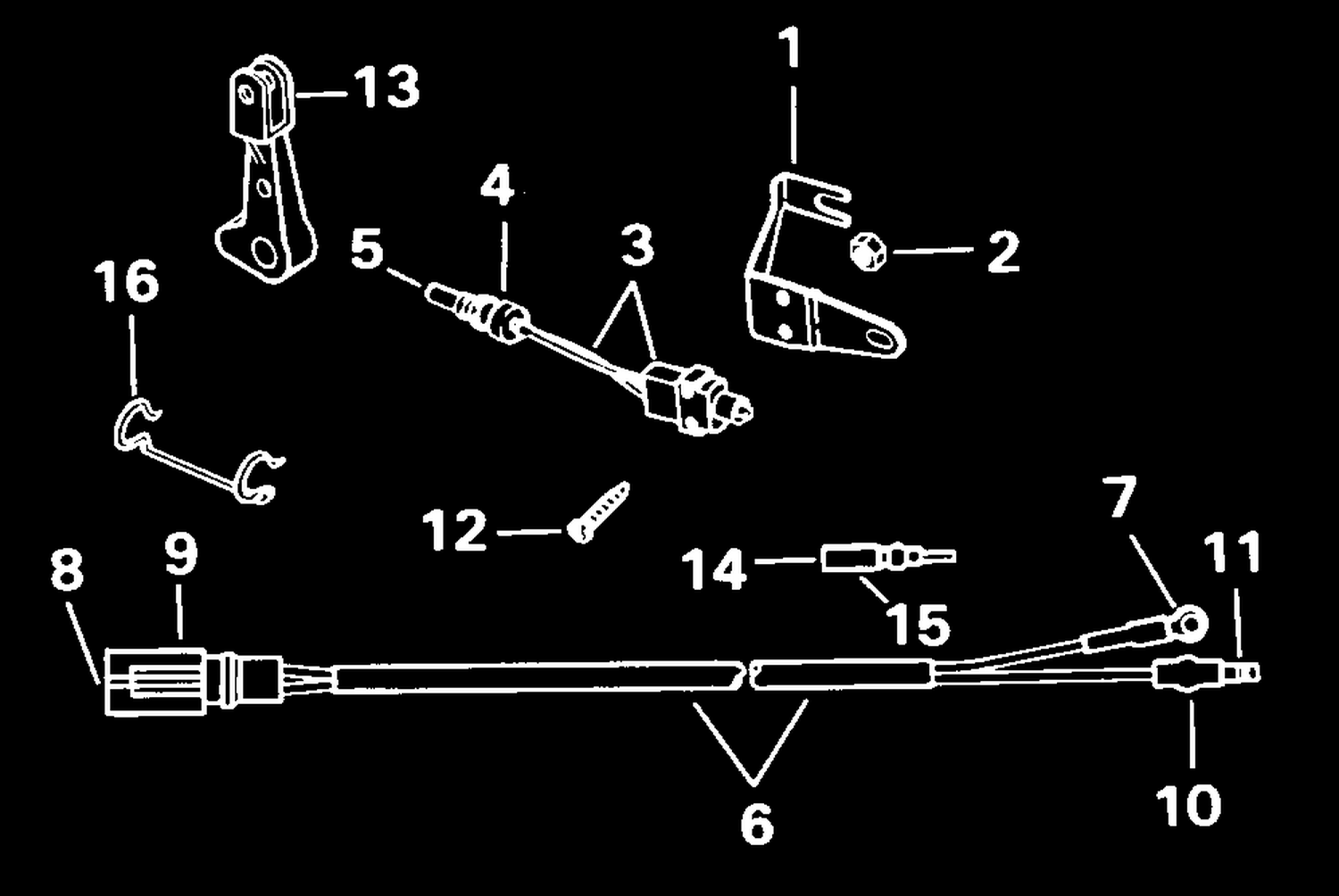 NEUTRAL START KIT -- 9.9, 15 (2-STROKE)