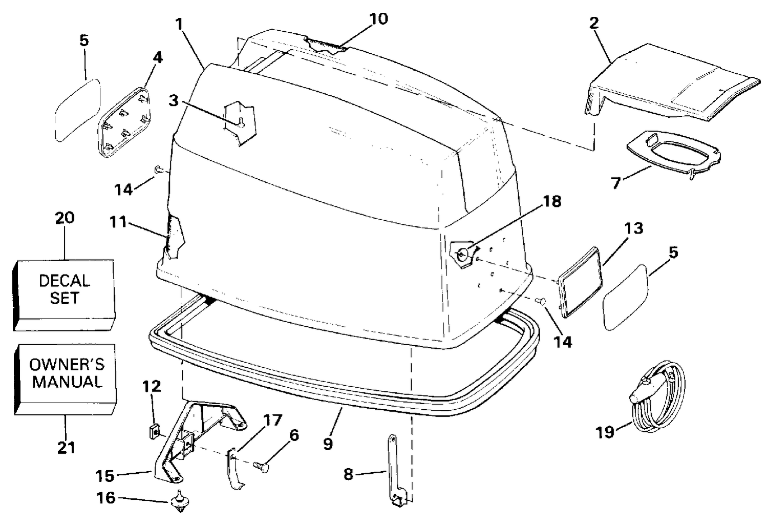 ENGINE COVER - JOHNSON