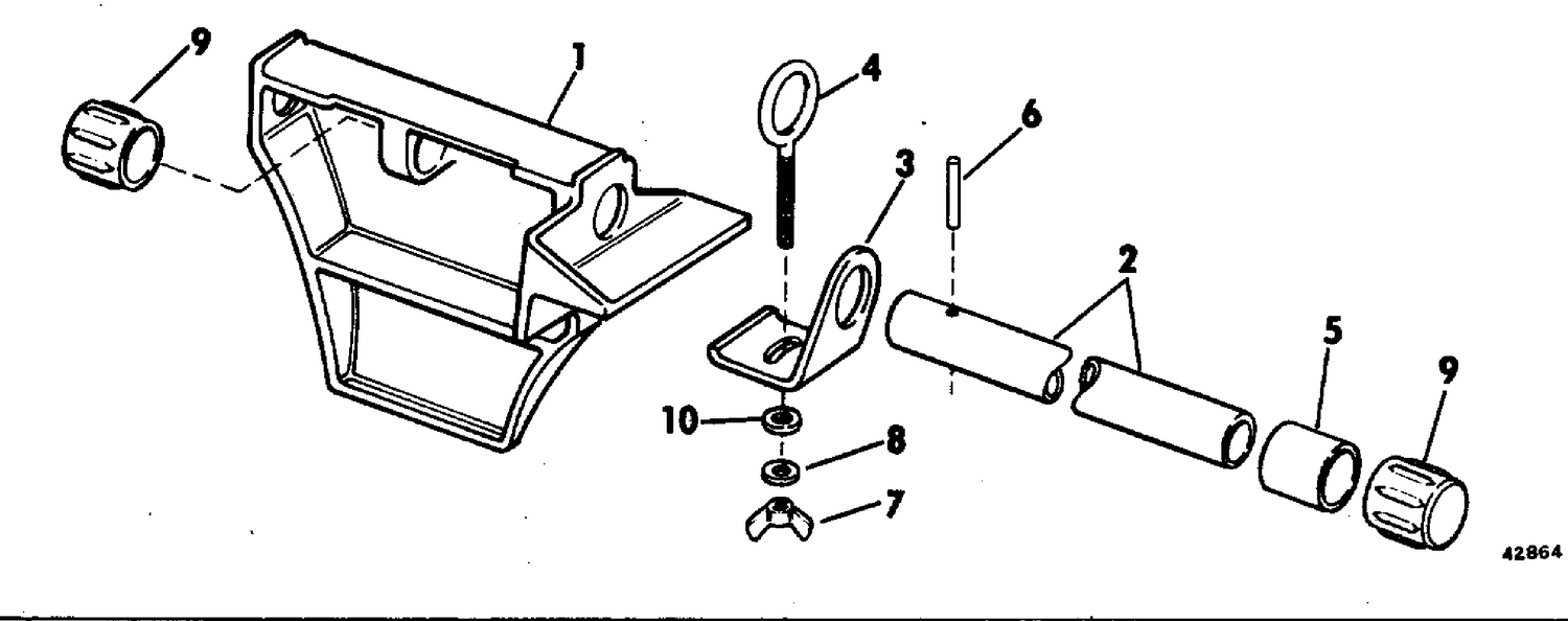 CANOE MOTOR BRACKET KIT