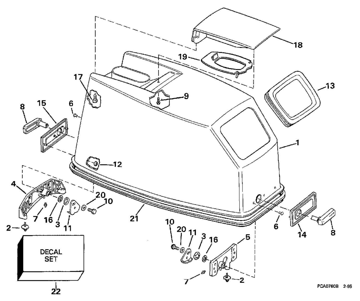 ENGINE COVER - JOHNSON