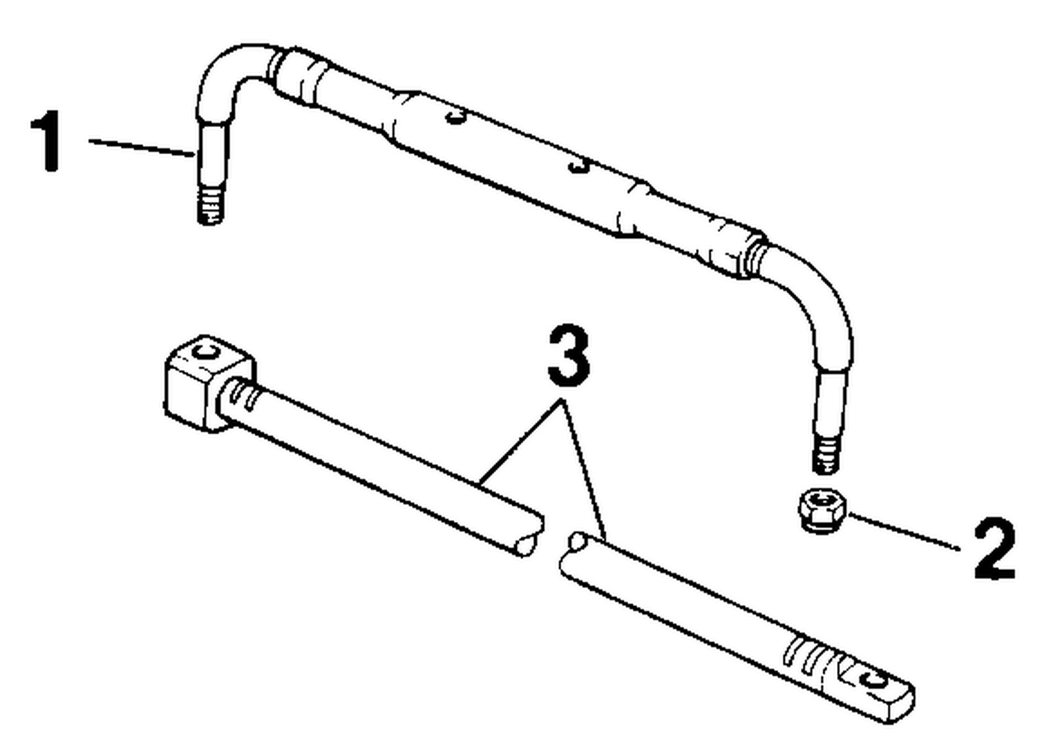 DUAL ENG TIE BAR KIT-STARBOARD TO STARBOARD V6&V8 PWR STRNG