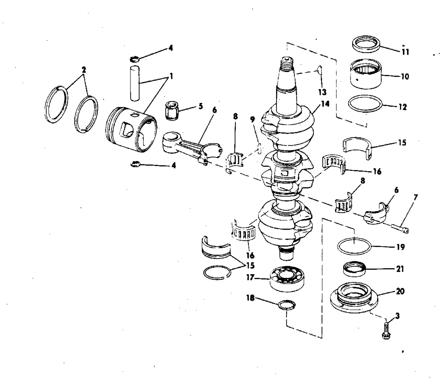 CRANKSHAFT & PISTON