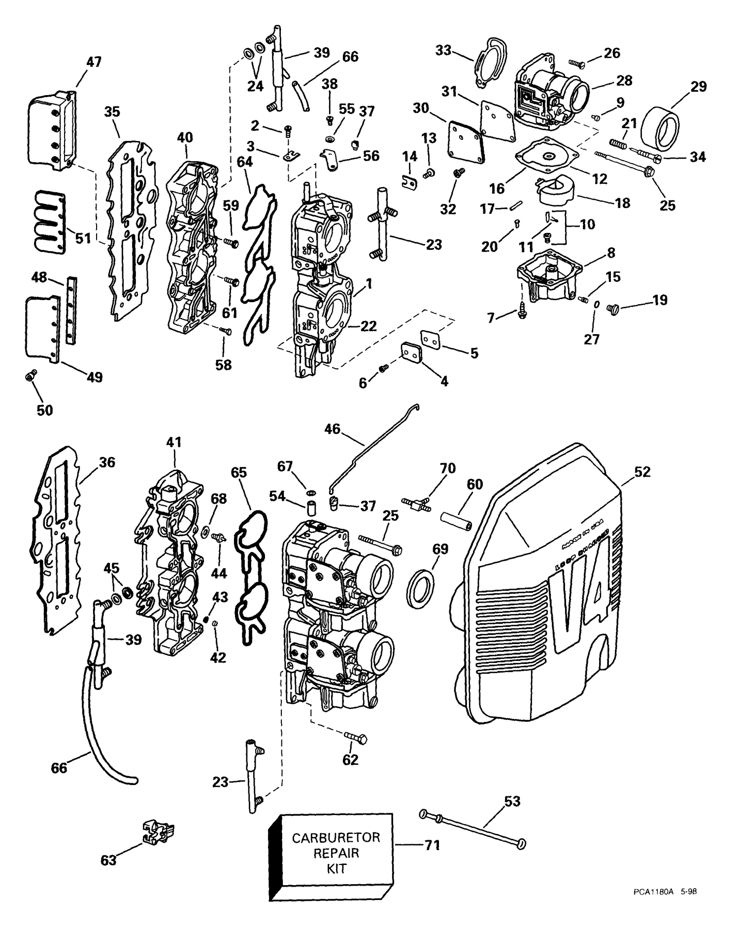 CARBURETOR & INTAKE MANIFOLD