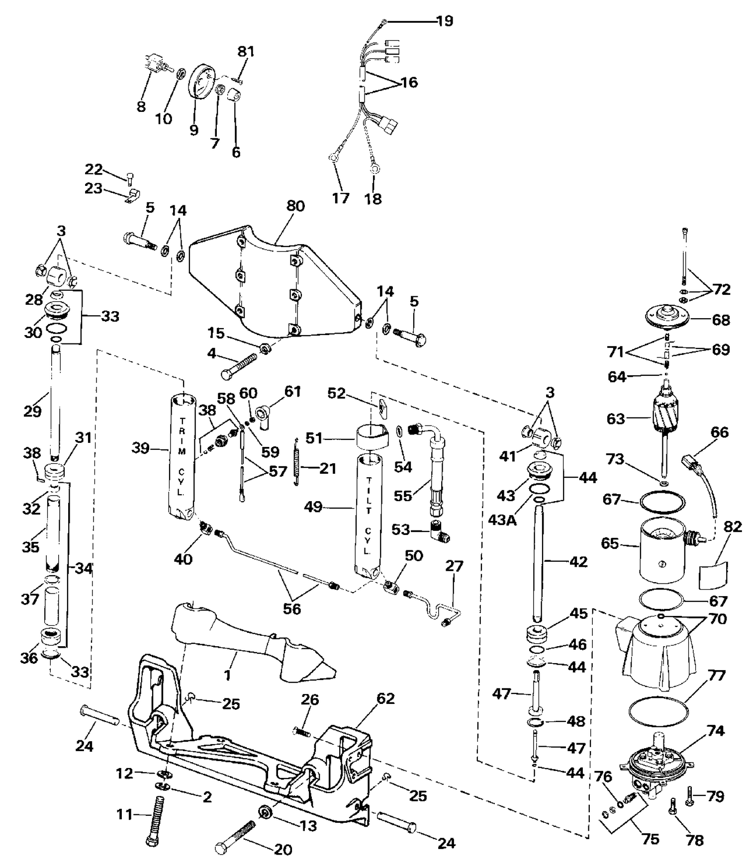 POWER TRIM/TILT 40 & 50 MODELS