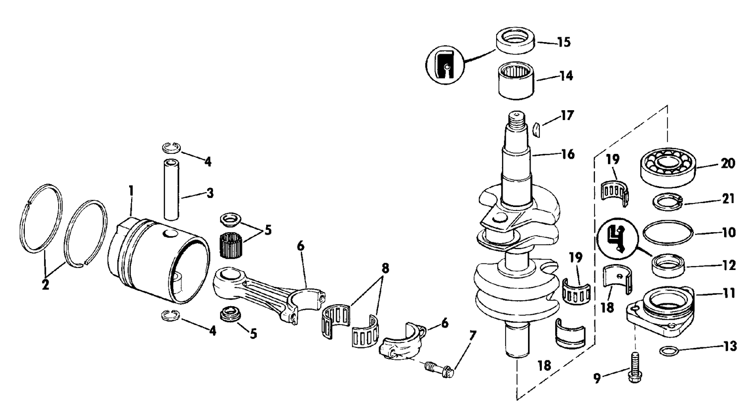 CRANKSHAFT & PISTON