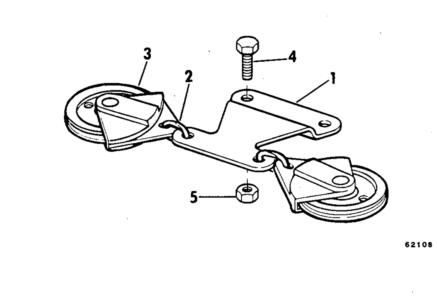 STEERING CONN. KITS-CABLE PULLEY 35 H.P.