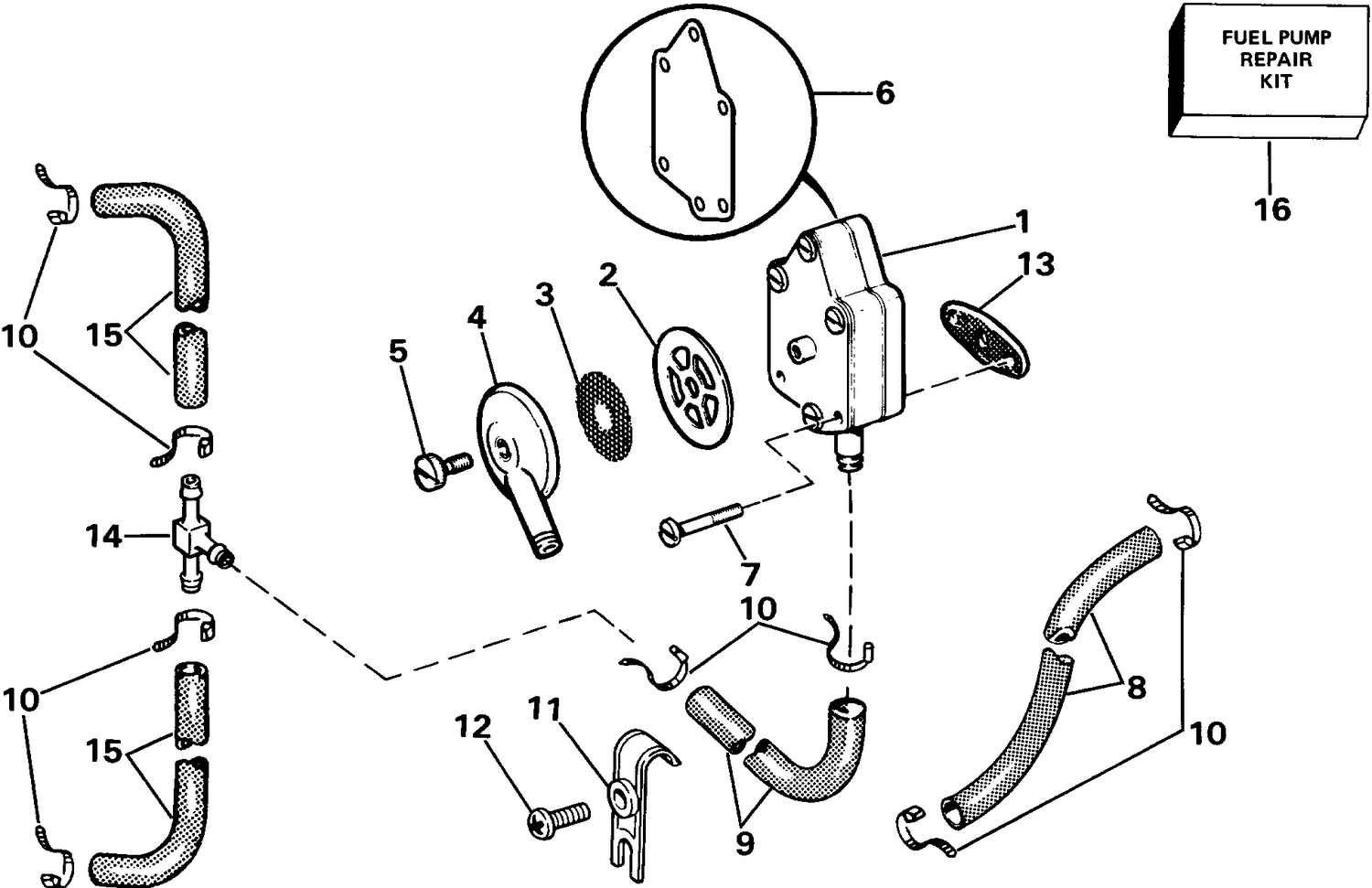 FUEL PUMP AND FILTER