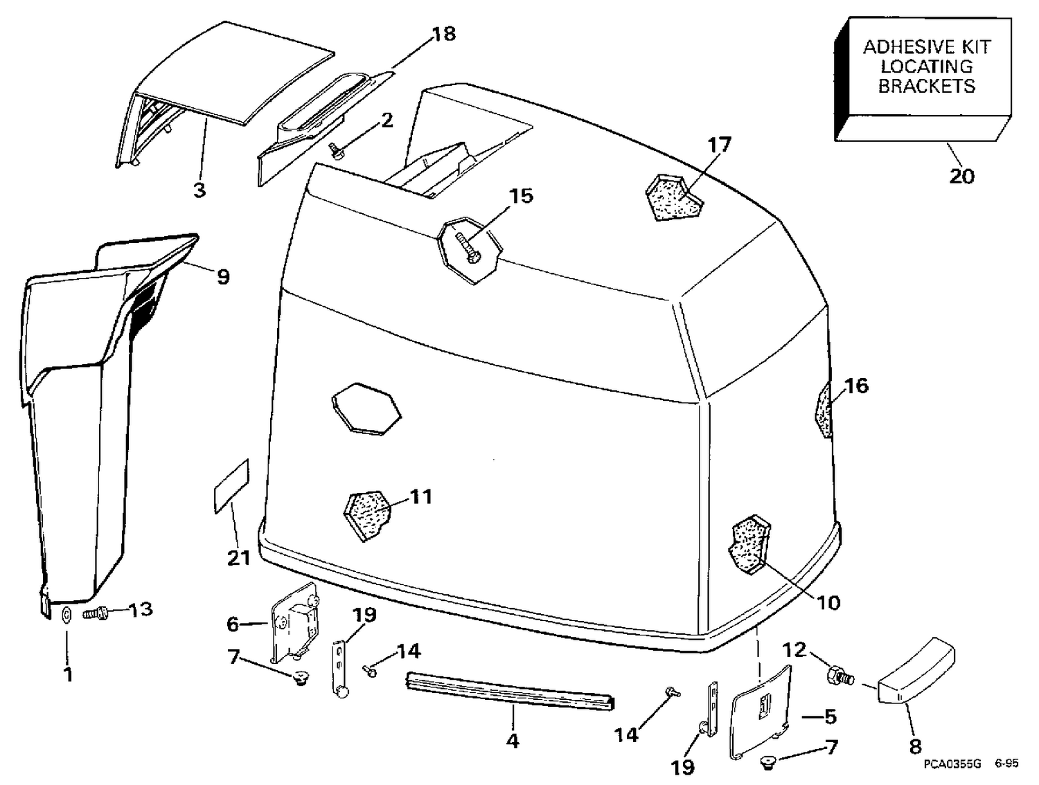ENGINE COVER - EVINRUDE