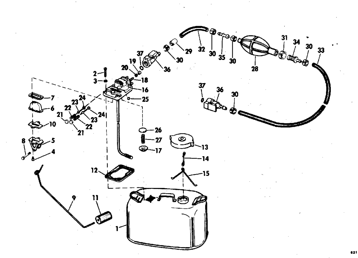 FUEL TANK-6 GALLON