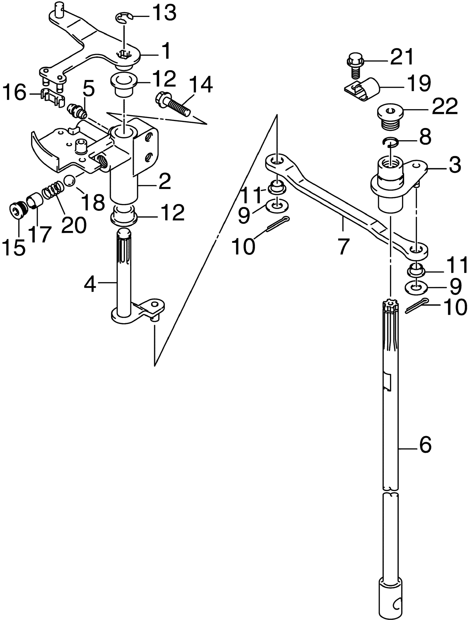 SHIFT LINKAGE SN 032313 & Up
