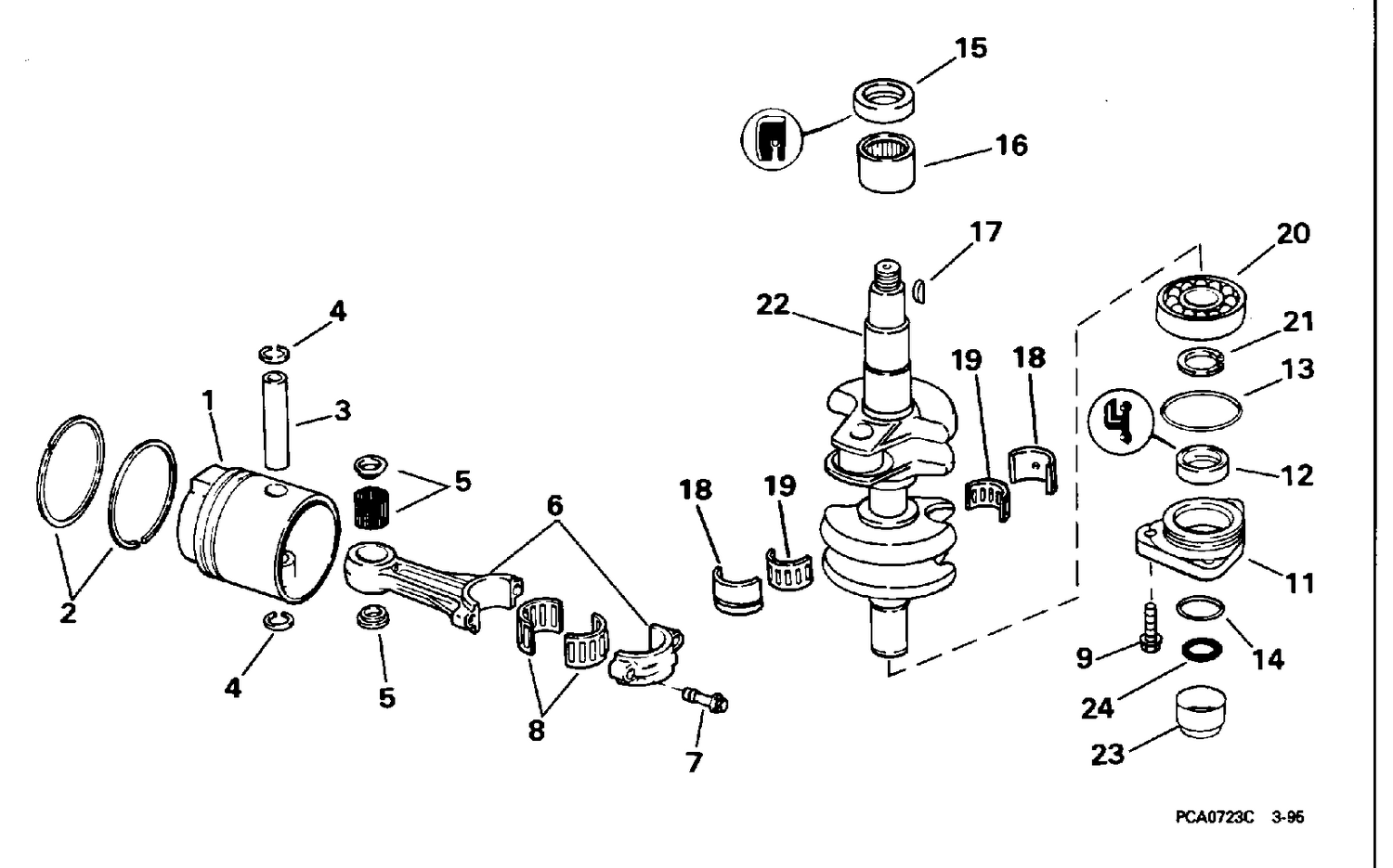 CRANKSHAFT & PISTON
