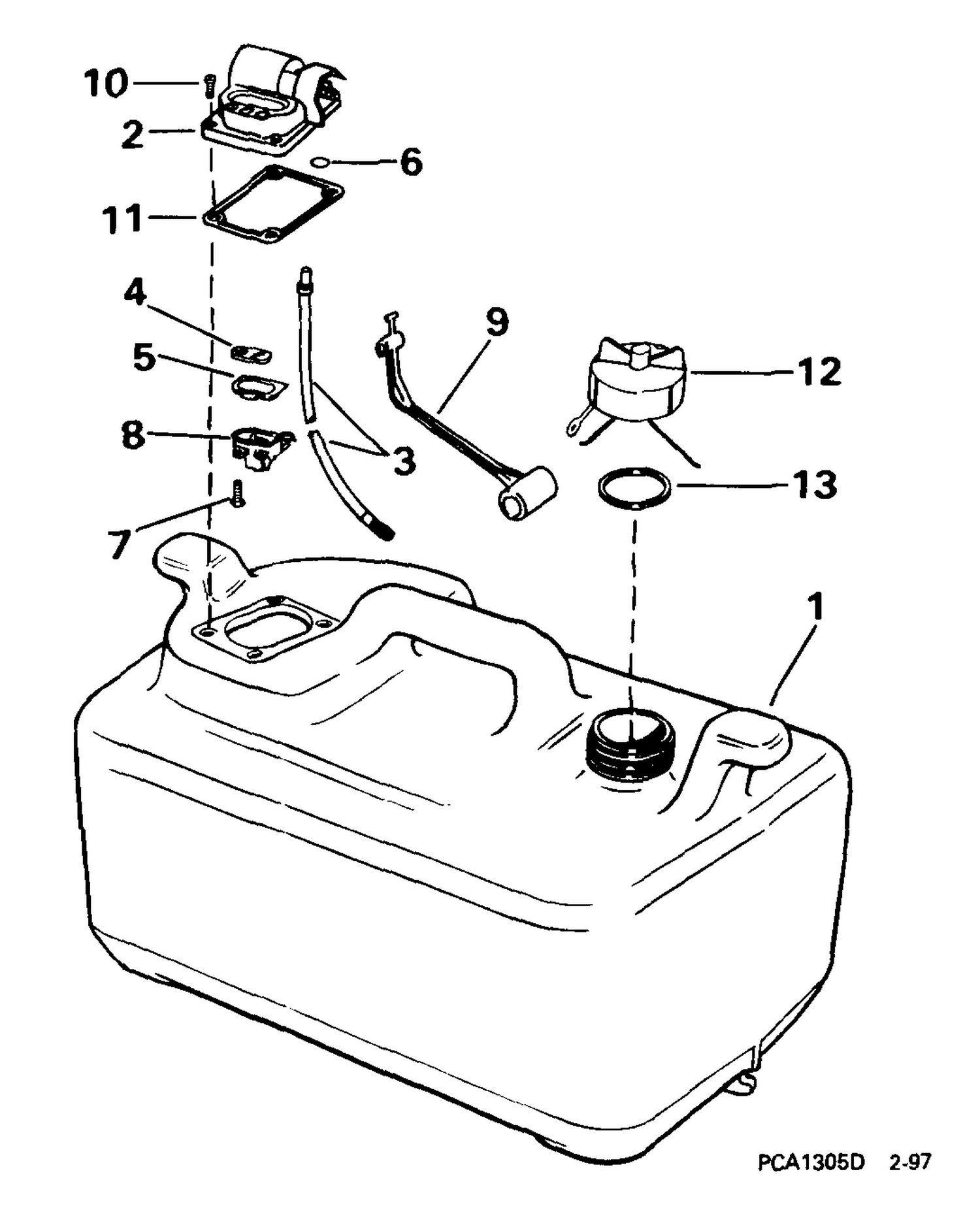 FUEL TANK -- 6 GALLON