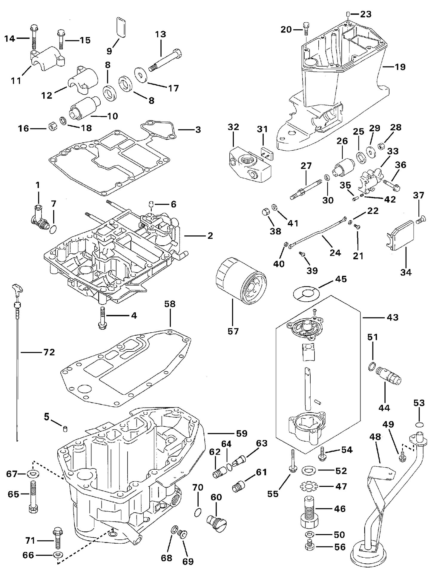 MIDSECTION & OIL SYSTEM