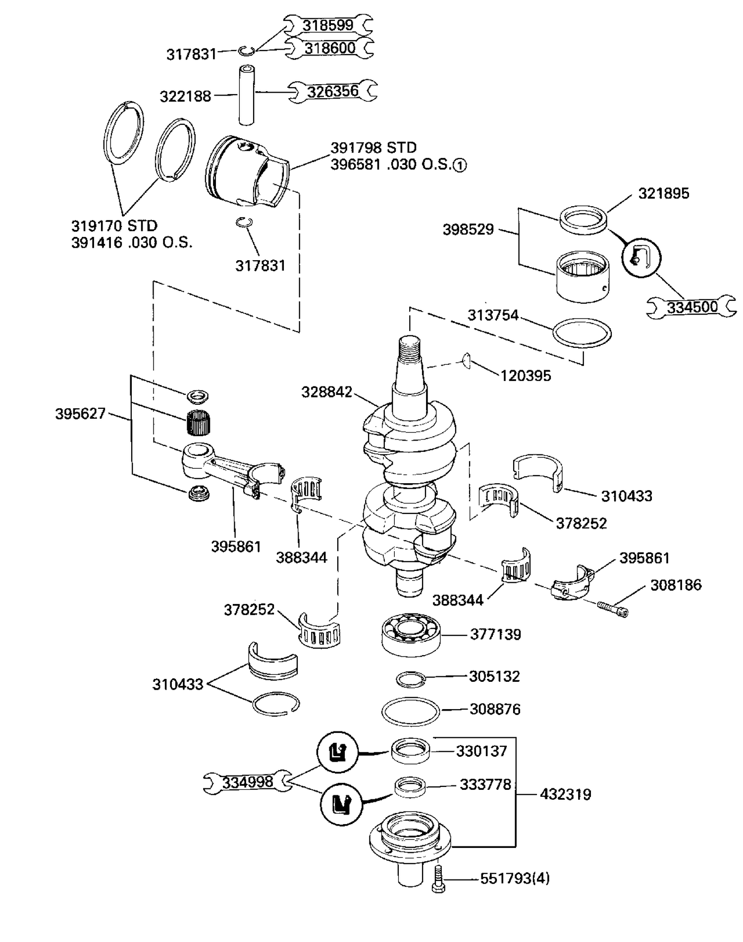CRANKSHAFT & PISTON