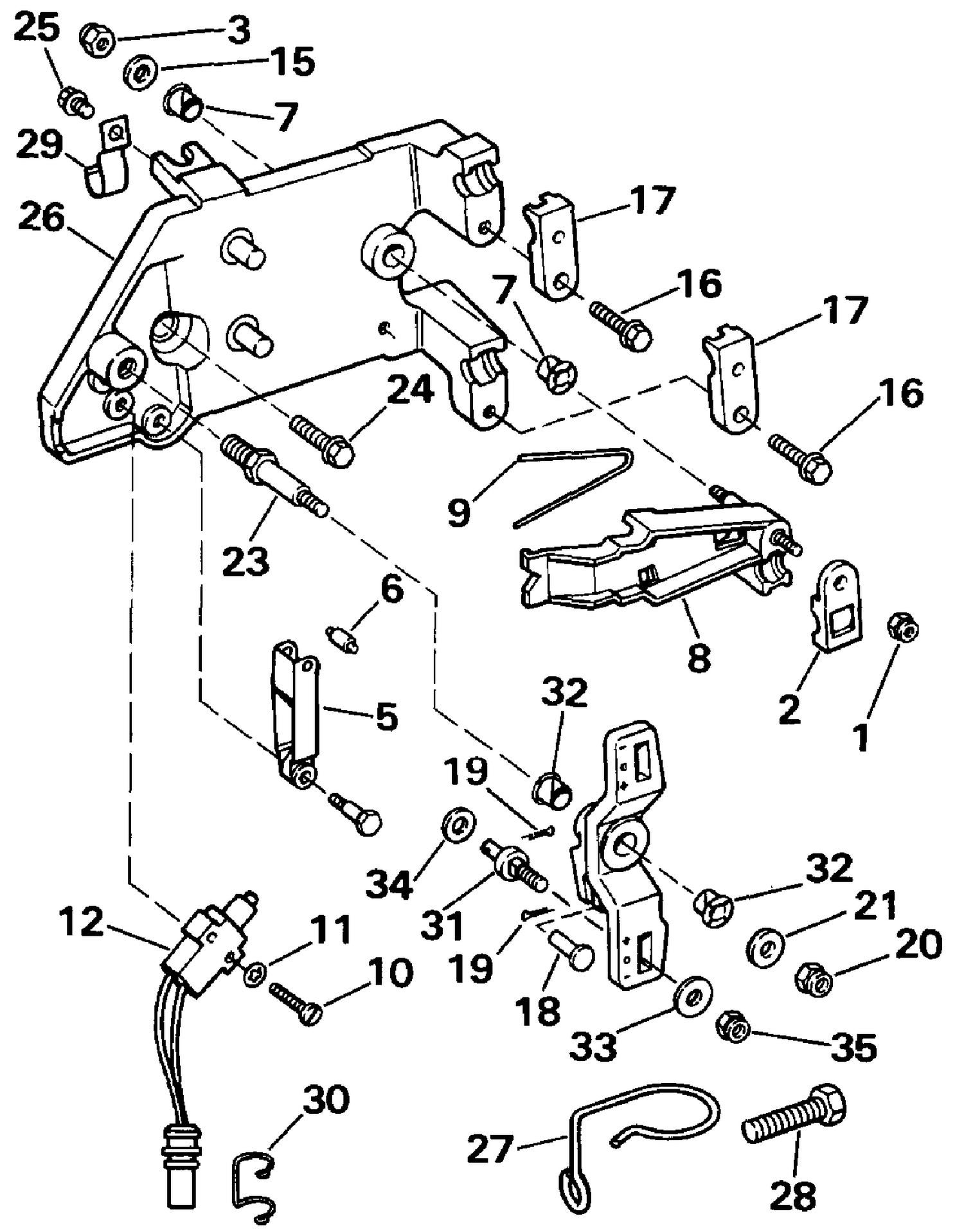 SHIFT LEVER AND INTERRUPTER