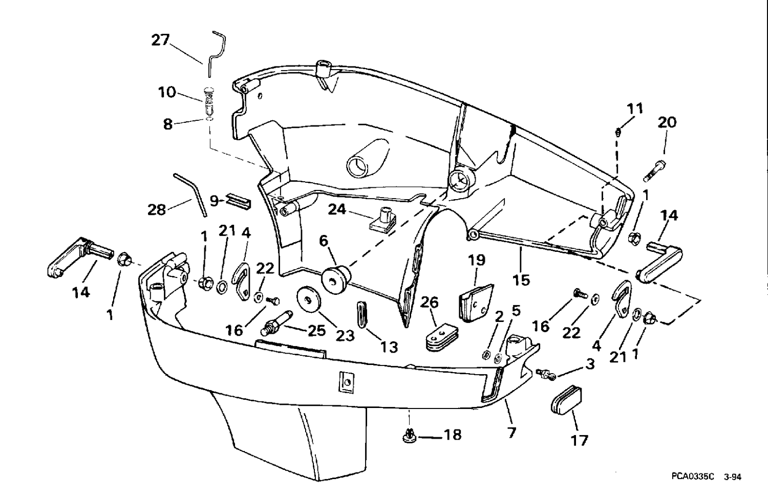 LOWER ENGINE COVER