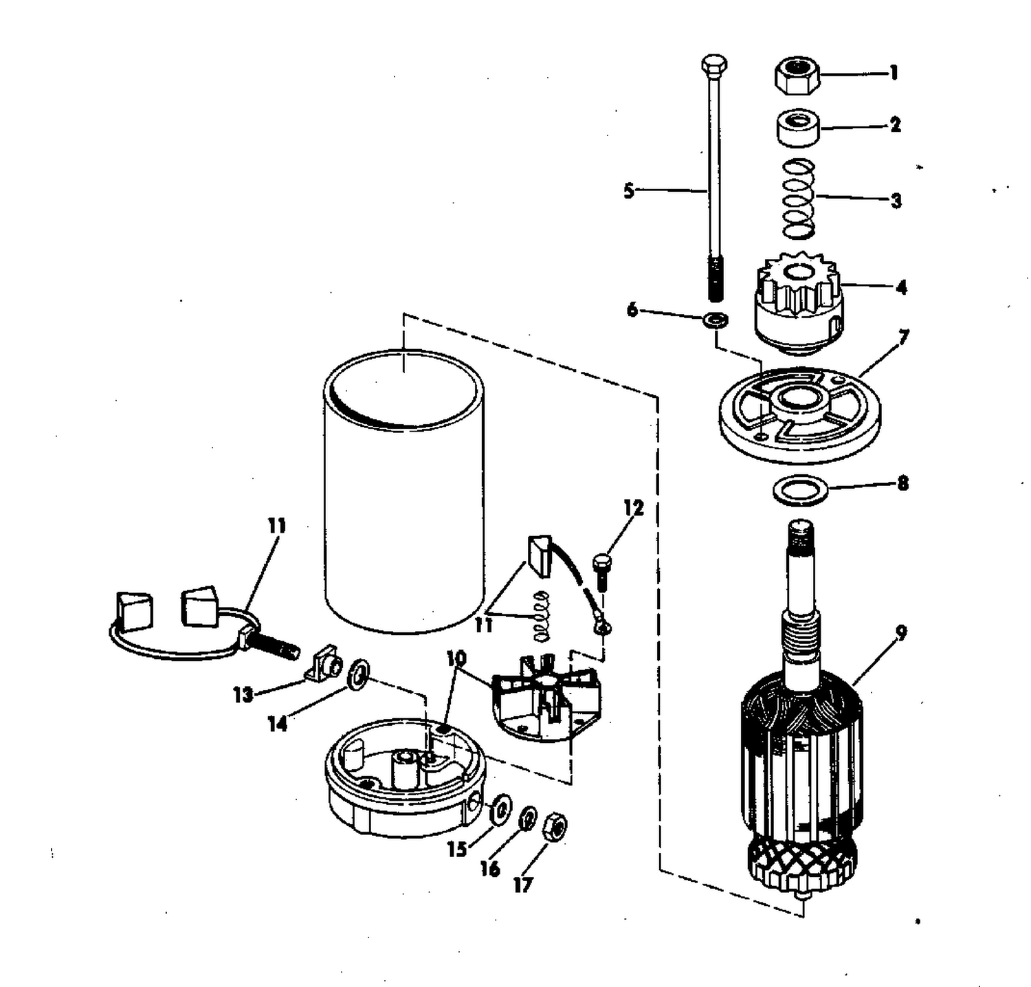 ELECTRIC STARTER AMERICAN BOSCH 10629-23-M030SM