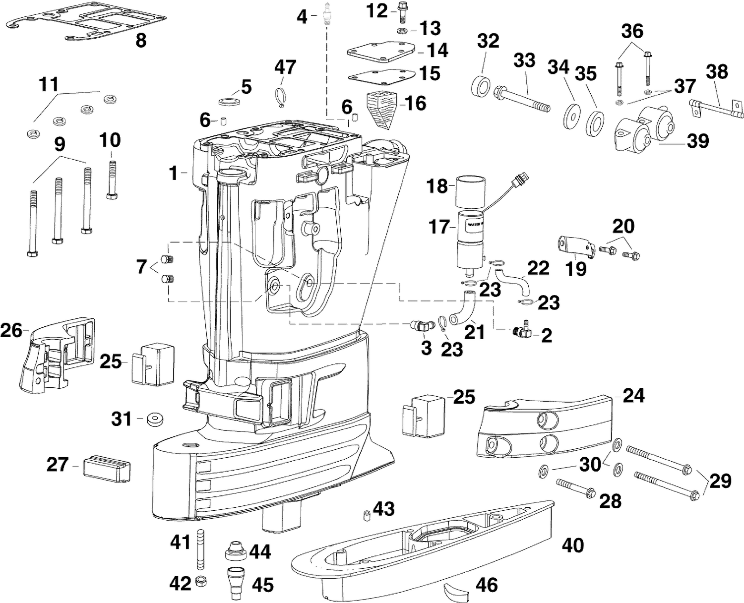 EXHAUST HOUSING