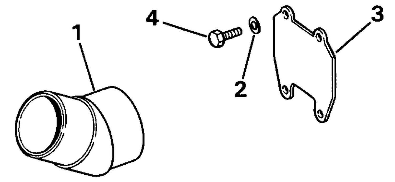 THRU-TRANSOM EXHAUST - 7.5 MODELS