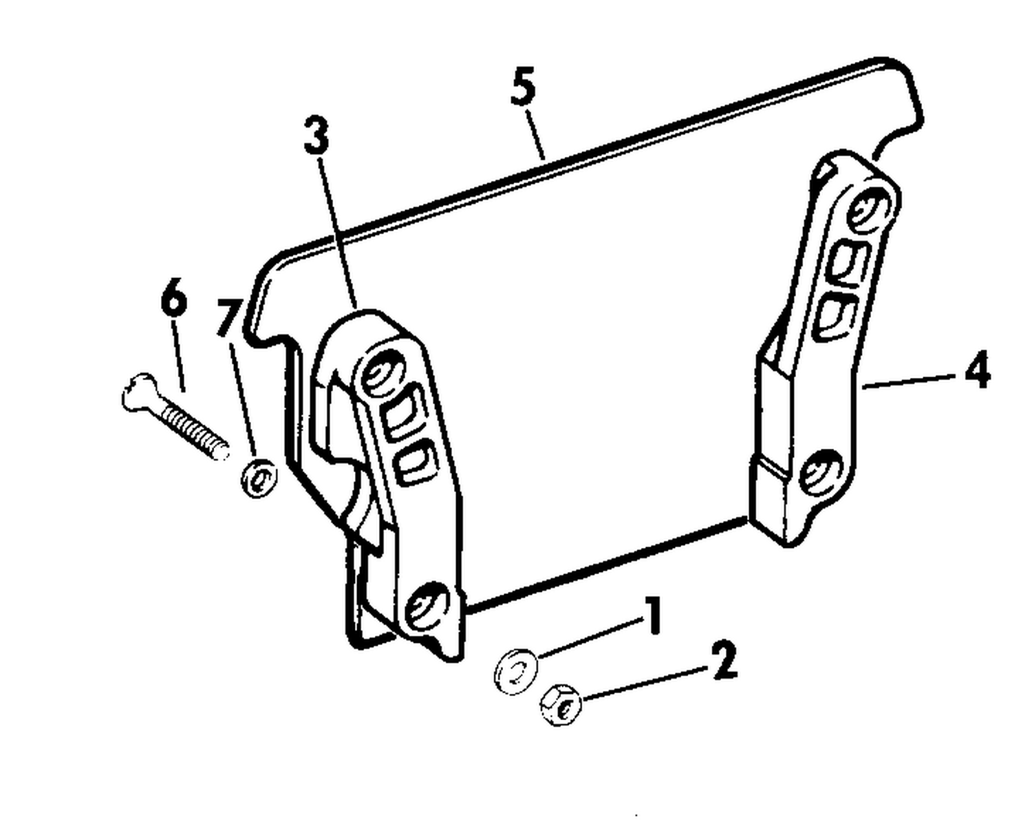 DISPLAY STAND ADAPTER KIT 70-75 SHORT SHAFT