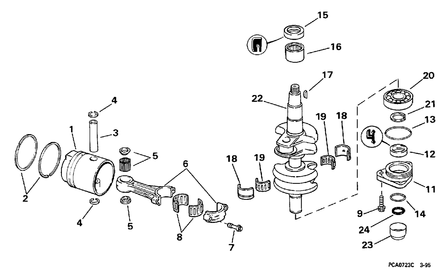 CRANKSHAFT & PISTON
