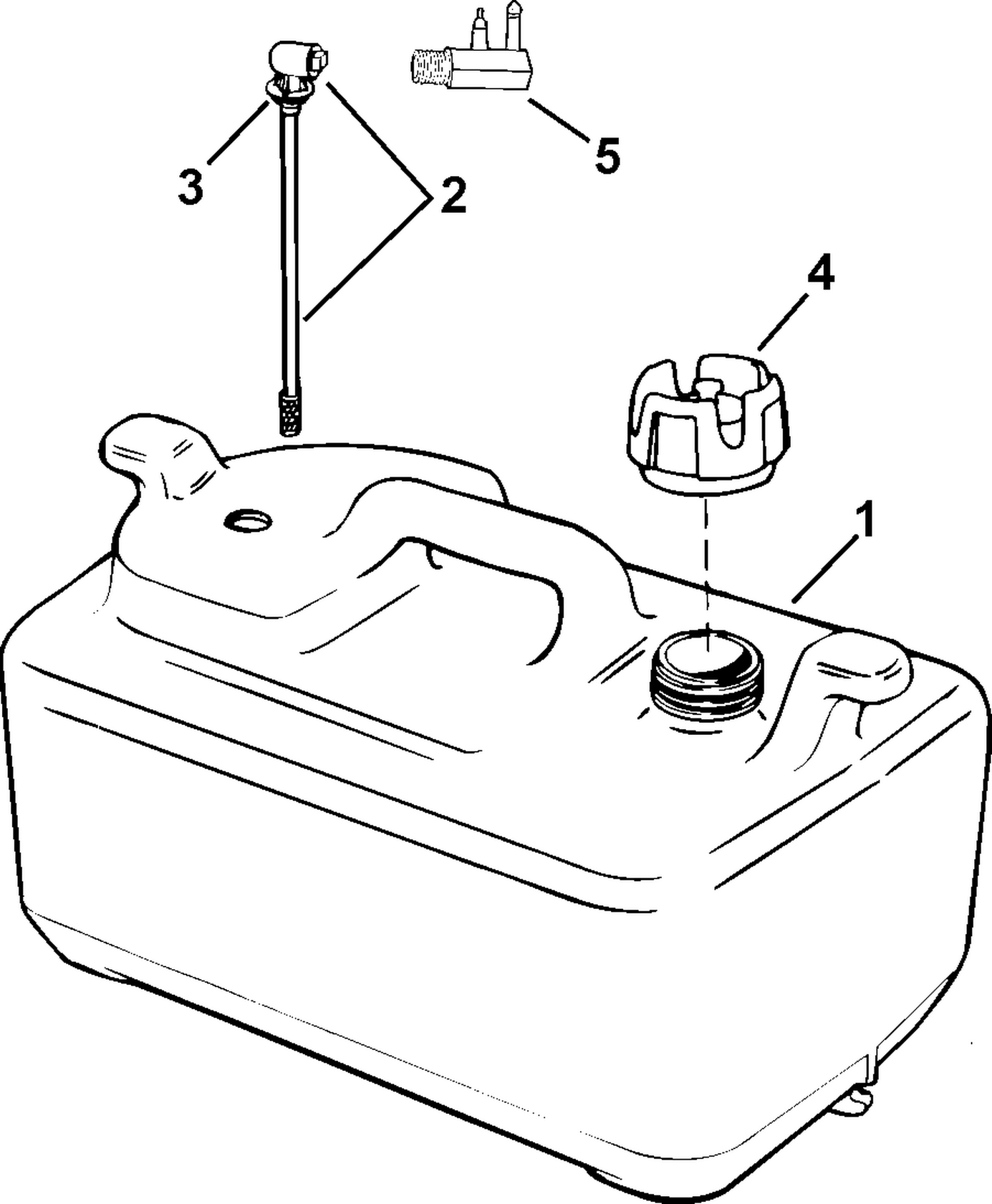 FUEL TANK - 6 GALLON