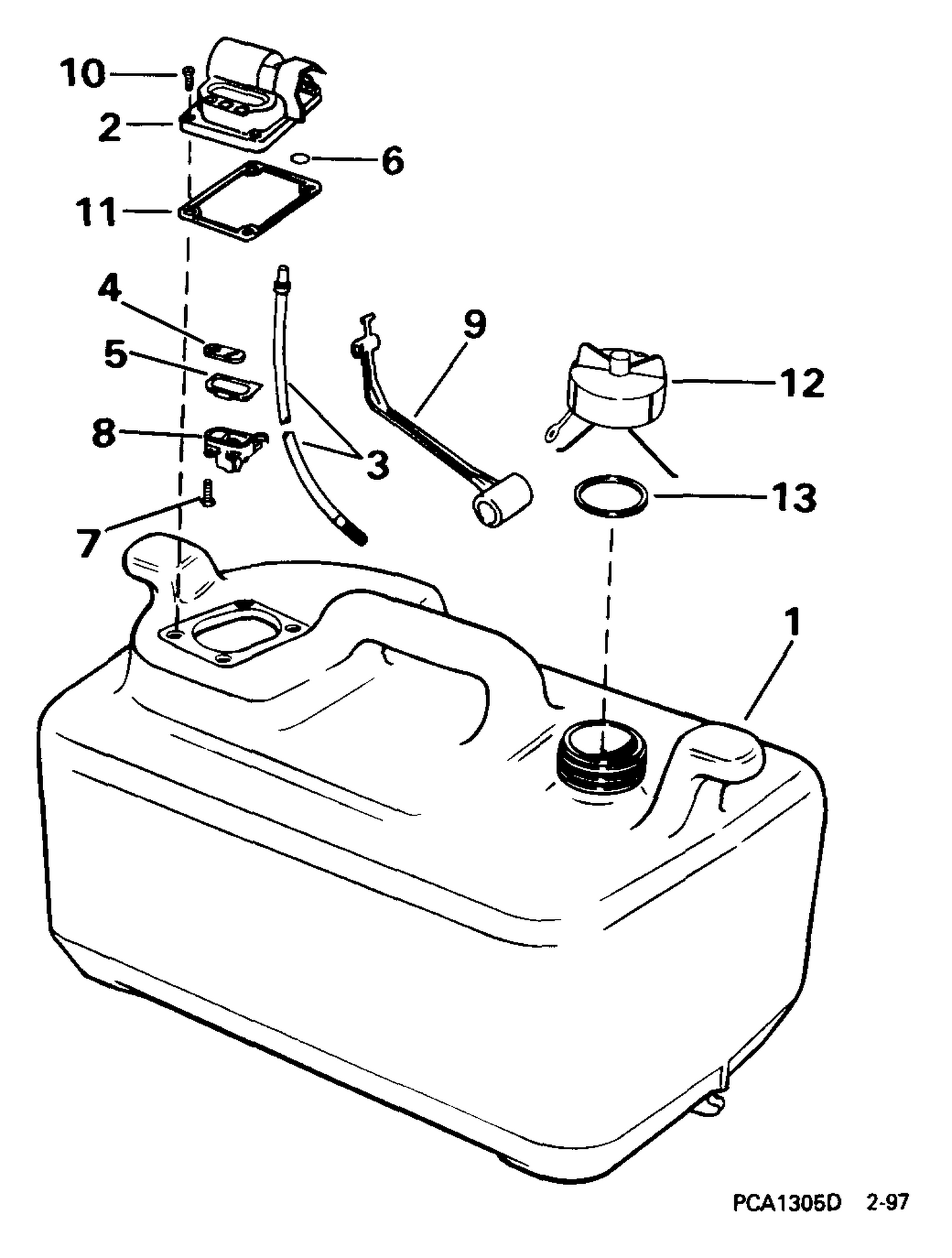 FUEL TANK -- 6 GALLON