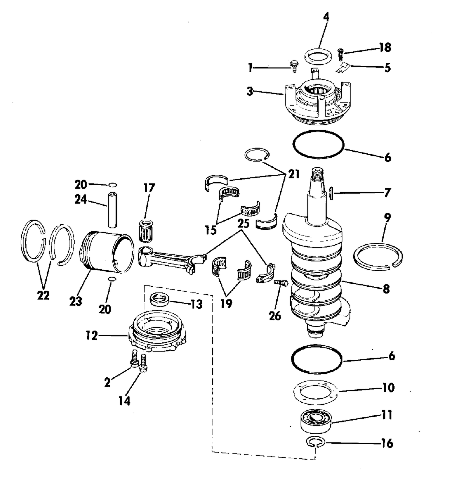 CRANKSHAFT & PISTON
