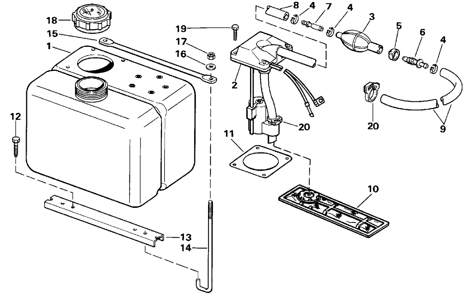 VRO OIL TANK KIT-1.8 GALLON