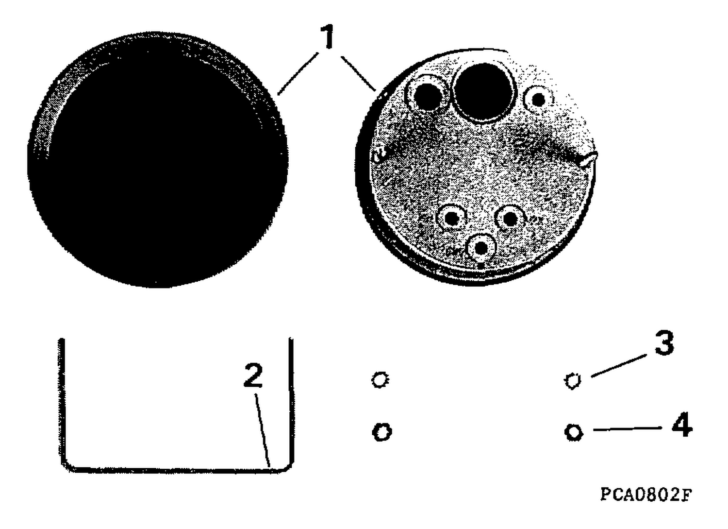 BEZEL ASSEMBLY - HOLE PLUG 3 IN. GAUGE
