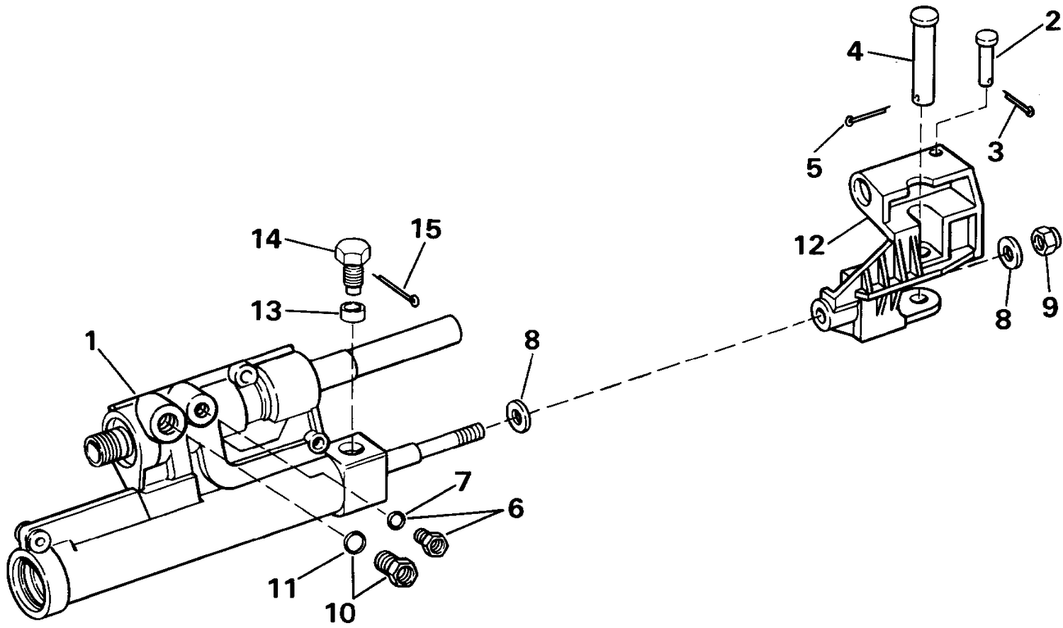POWER STEERING CYLINDER