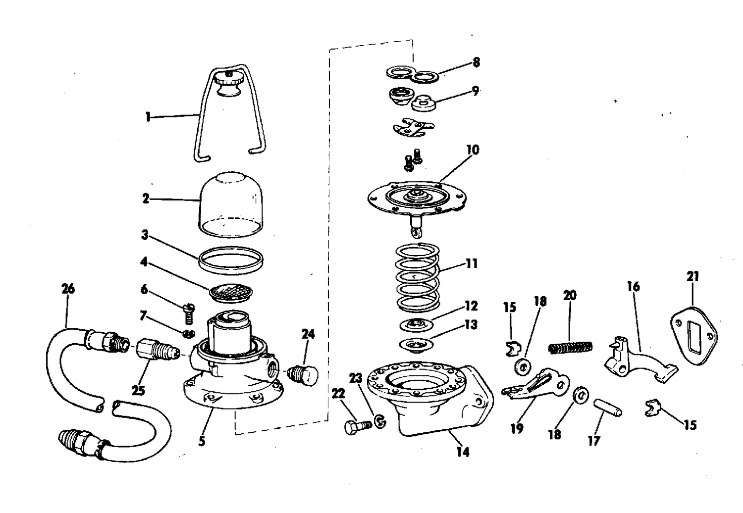 FUEL PUMP GROUP 80 HP