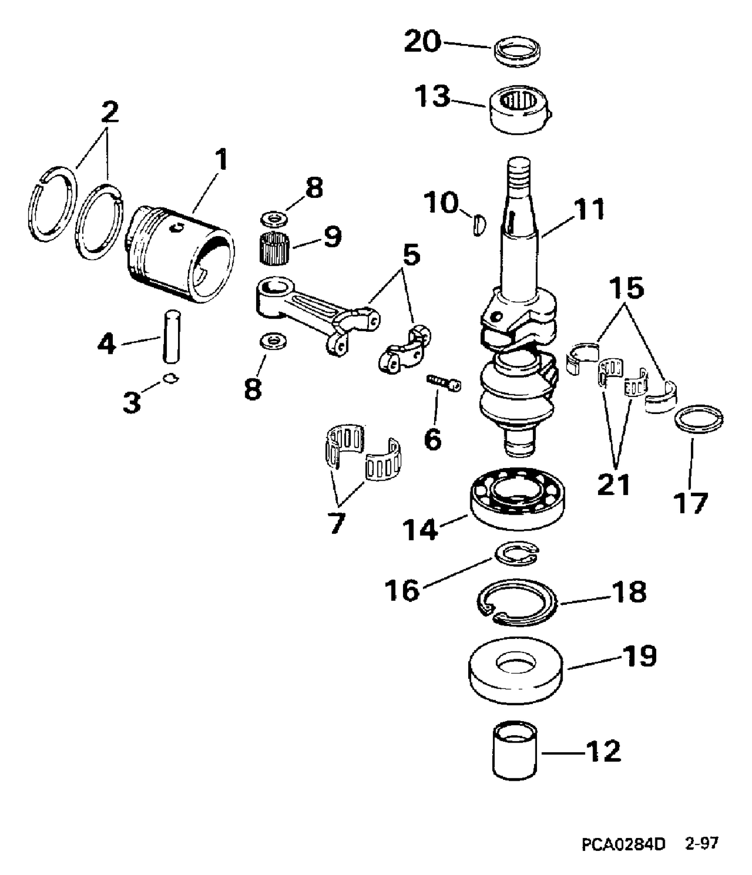 CRANKSHAFT & PISTON