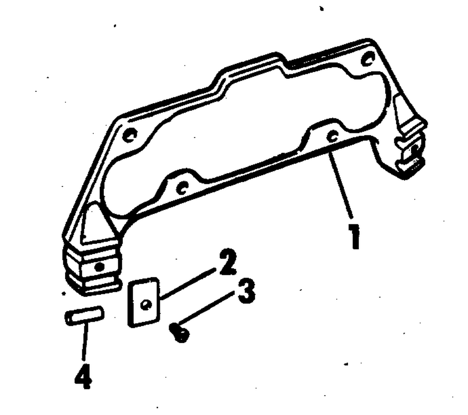TRANSOM PLATE KIT 4 THRU 40 HP